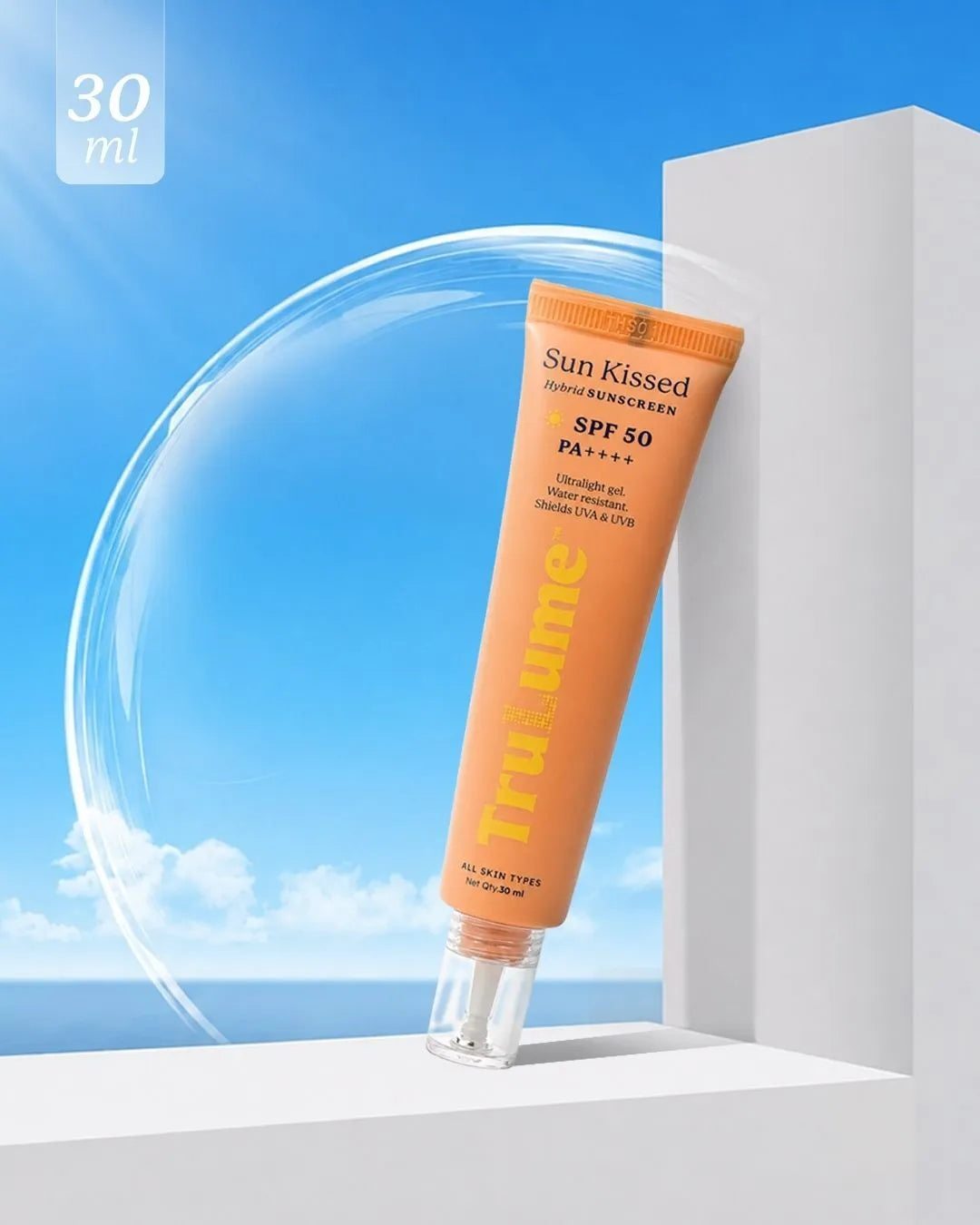 Sun kissed SPF 50++++ Hybrid Gel Sunscreen | UVA UVB Protection