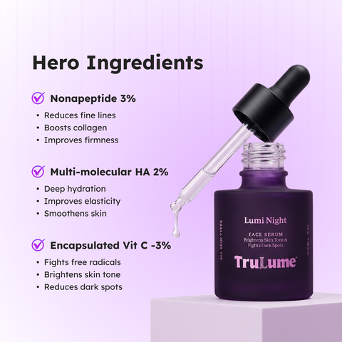 Lumi Night Face Serum | Brightening | Fades Dark Spots