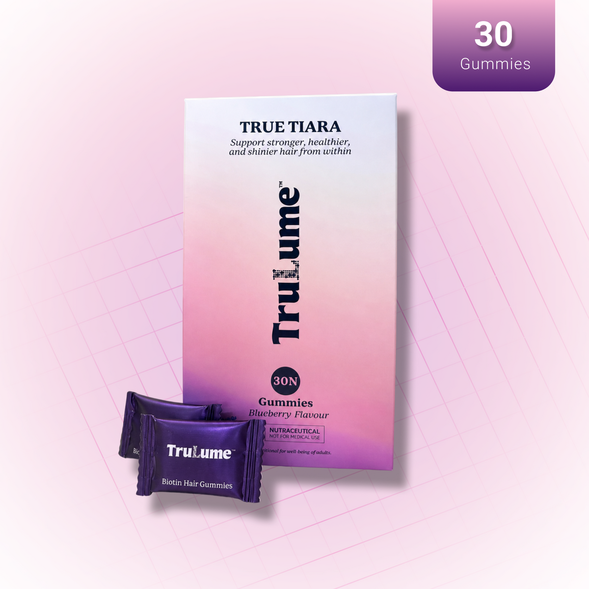 True Tiara Hair Growth Gummies | Promotes Hair Growth & Support