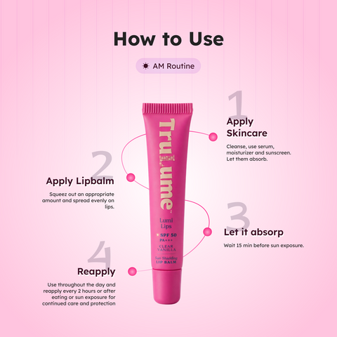 Lumi Lips SPF 50 PA ++++ Lip Balm | UV protection & Hydrates Chapped Lips