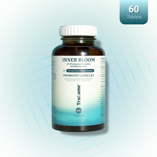 Inner Bloom Pre-Probiotic Capsules | Gut Health & Immunity Support 1620