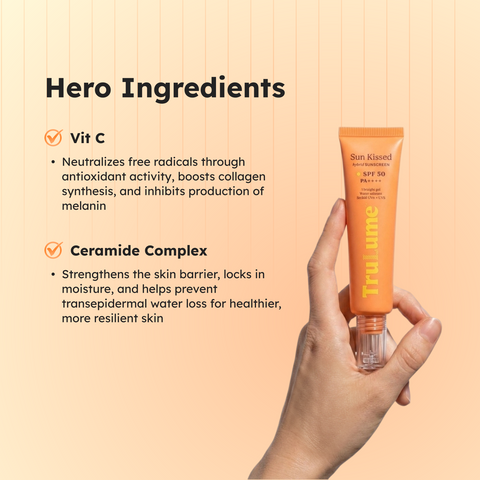 Sun kissed SPF 50++++ Hybrid Gel Sunscreen | UVA UVB Protection